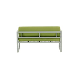 Sunset Garden 2 Seater Sofa, green, Leg colour: grey steel - thumbnail 2