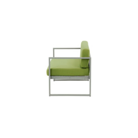 Sunset Garden 2 Seater Sofa, green, Leg colour: grey steel - thumbnail 3