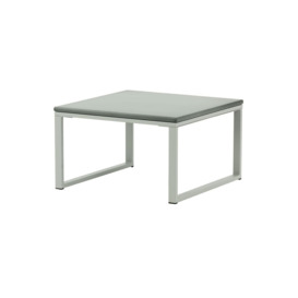 Sunset Large Square Garden Table, Leg colour: grey steel