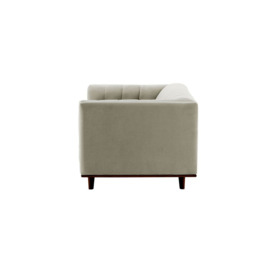 Vicenza 2-Seater Sofa, silver, Leg colour: dark oak - thumbnail 3