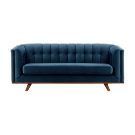 Vicenza 3-Seater Sofa, blue, Leg colour: aveo - thumbnail 1
