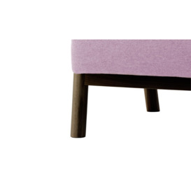 Luppo Click-Clack Folding Sofa Bed, pink, Leg colour: dark oak - thumbnail 3