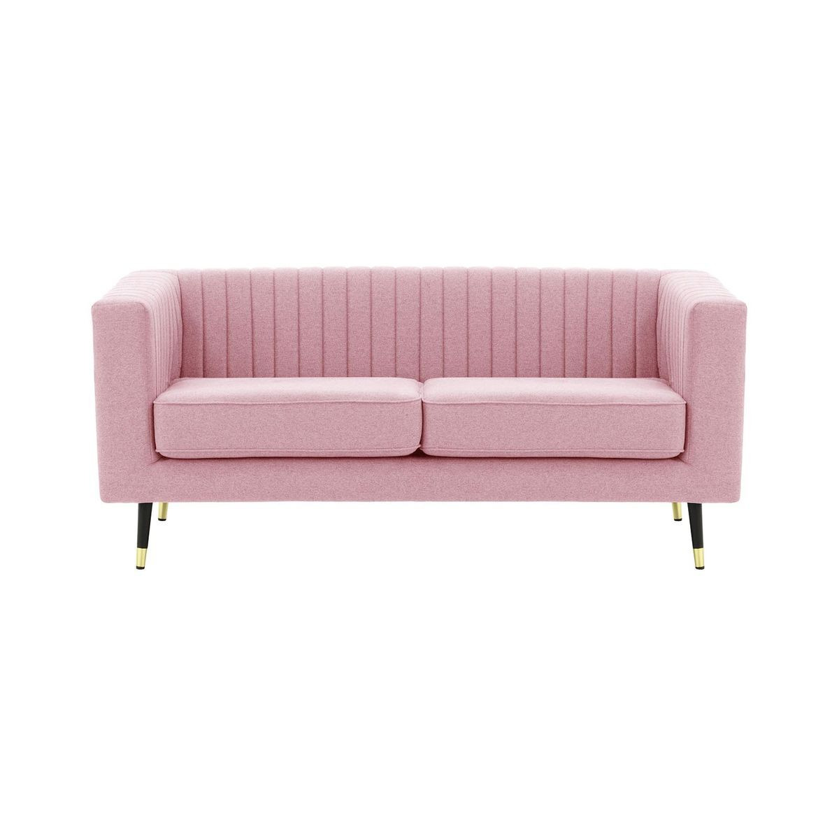 Slender 2 Seater Sofa, pink - image 1