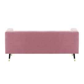 Slender 2 Seater Sofa, pink - thumbnail 2