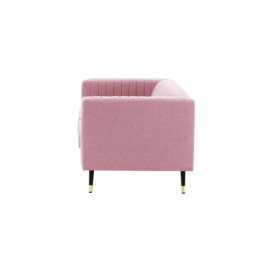 Slender 2 Seater Sofa, pink - thumbnail 3