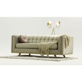 Vicenza 2-Seater Sofa, lime, Leg colour: dark oak - thumbnail 3