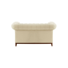 Chesterfield Wood 2-Seater Sofa, beige, Leg colour: aveo - thumbnail 3