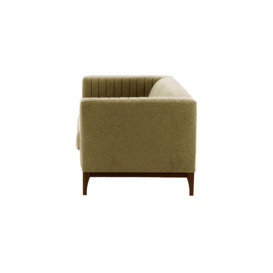 Slender Wood 3 Seater Sofa, beige, Leg colour: dark oak - thumbnail 3