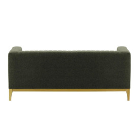 Slender Wood 2 Seater Sofa, dark green, Leg colour: like oak - thumbnail 2