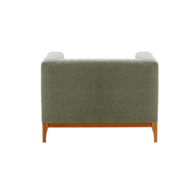 Slender Wood Armchair, grey, Leg colour: aveo - thumbnail 2
