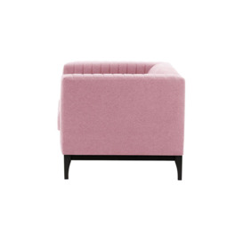 Slender Wood Armchair, pink, Leg colour: black - thumbnail 3