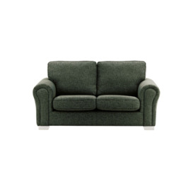 Bonna 2 Seater Sofa, charcoal, Leg colour: white