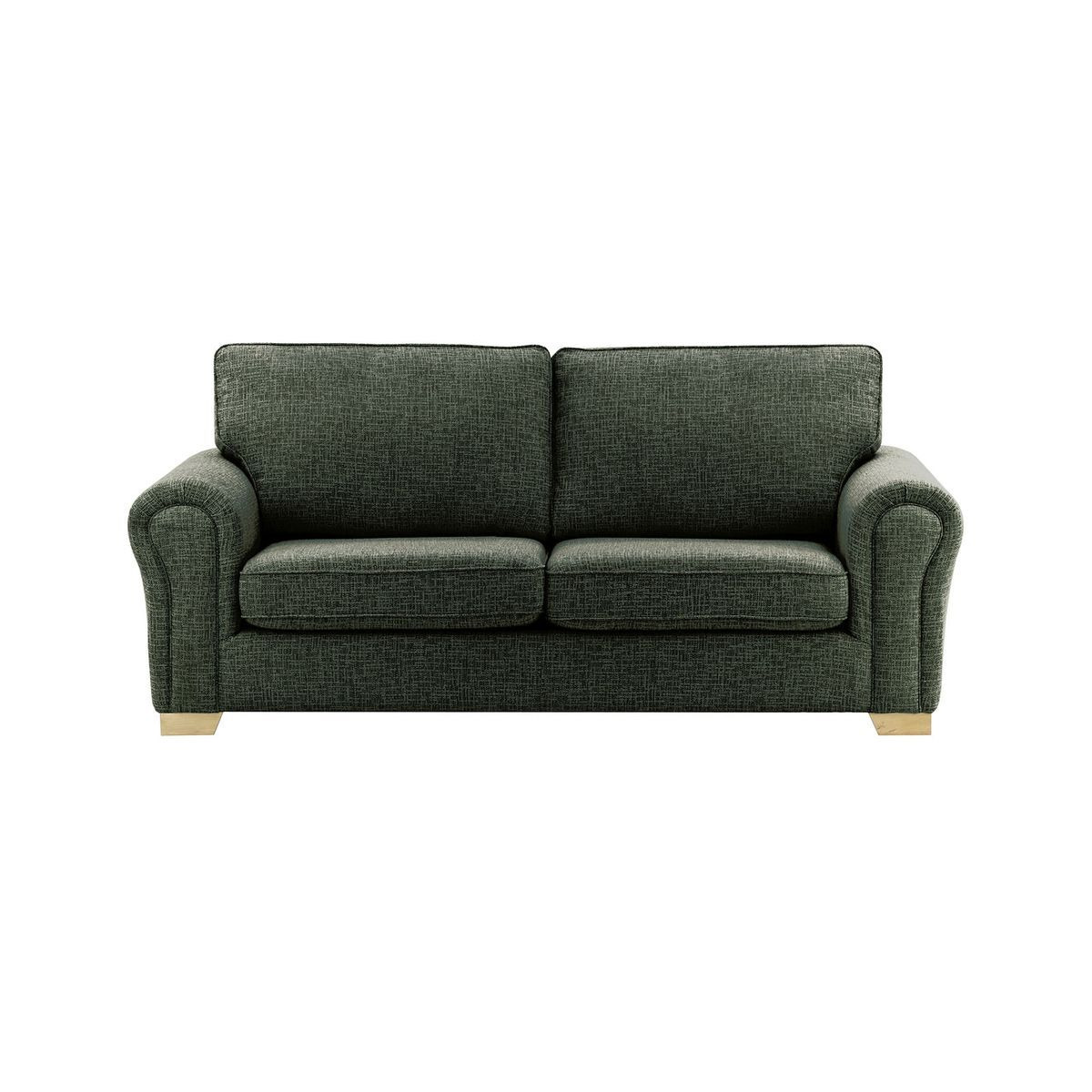Bonna 3 Seater Sofa, charcoal, Leg colour: wax black - image 1