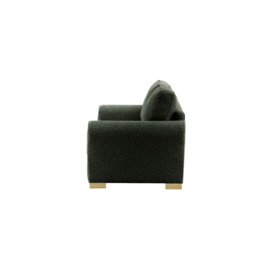 Bonna 3 Seater Sofa, charcoal, Leg colour: wax black - thumbnail 3