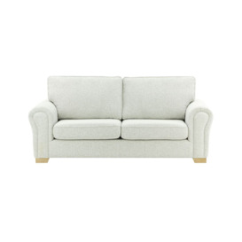 Bonna 3 Seater Sofa, grey, Leg colour: wax black