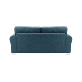 Bonna 3 Seater Sofa, teal, Leg colour: white - thumbnail 2