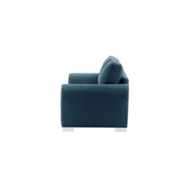 Bonna 3 Seater Sofa, teal, Leg colour: white - thumbnail 3