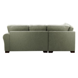 Bonna Left Hand Corner Sofa, grey, Leg colour: dark oak - thumbnail 2