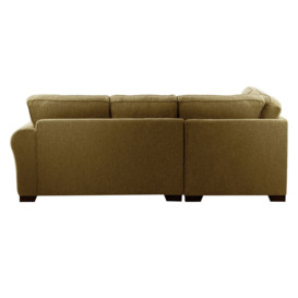 Bonna Left Hand Corner Sofa, brown, Leg colour: dark oak - thumbnail 2