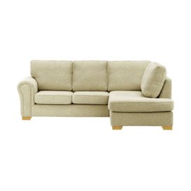 Bonna Right Hand Corner Sofa, taupe, Leg colour: like oak