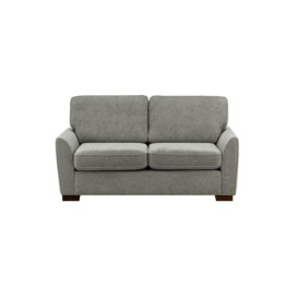 Newton 2 Seater Sofa, grey, Leg colour: dark oak - thumbnail 1