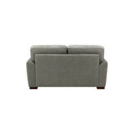 Newton 2 Seater Sofa, grey, Leg colour: dark oak - thumbnail 2
