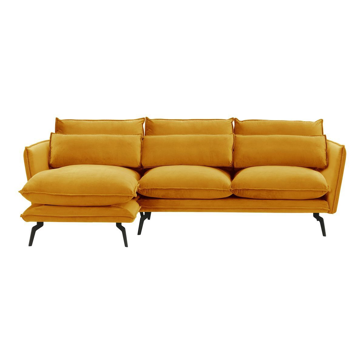 Layla Left Hand Corner Sofa, mustard - image 1