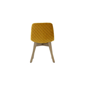 Felton Dining Chair Beech, light beige, Leg colour: white - thumbnail 2