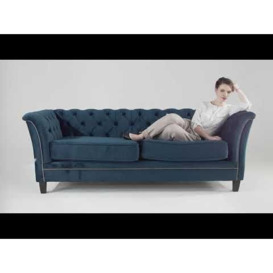 Karin 2 Seater Sofa, light beige, Leg colour: black - thumbnail 2