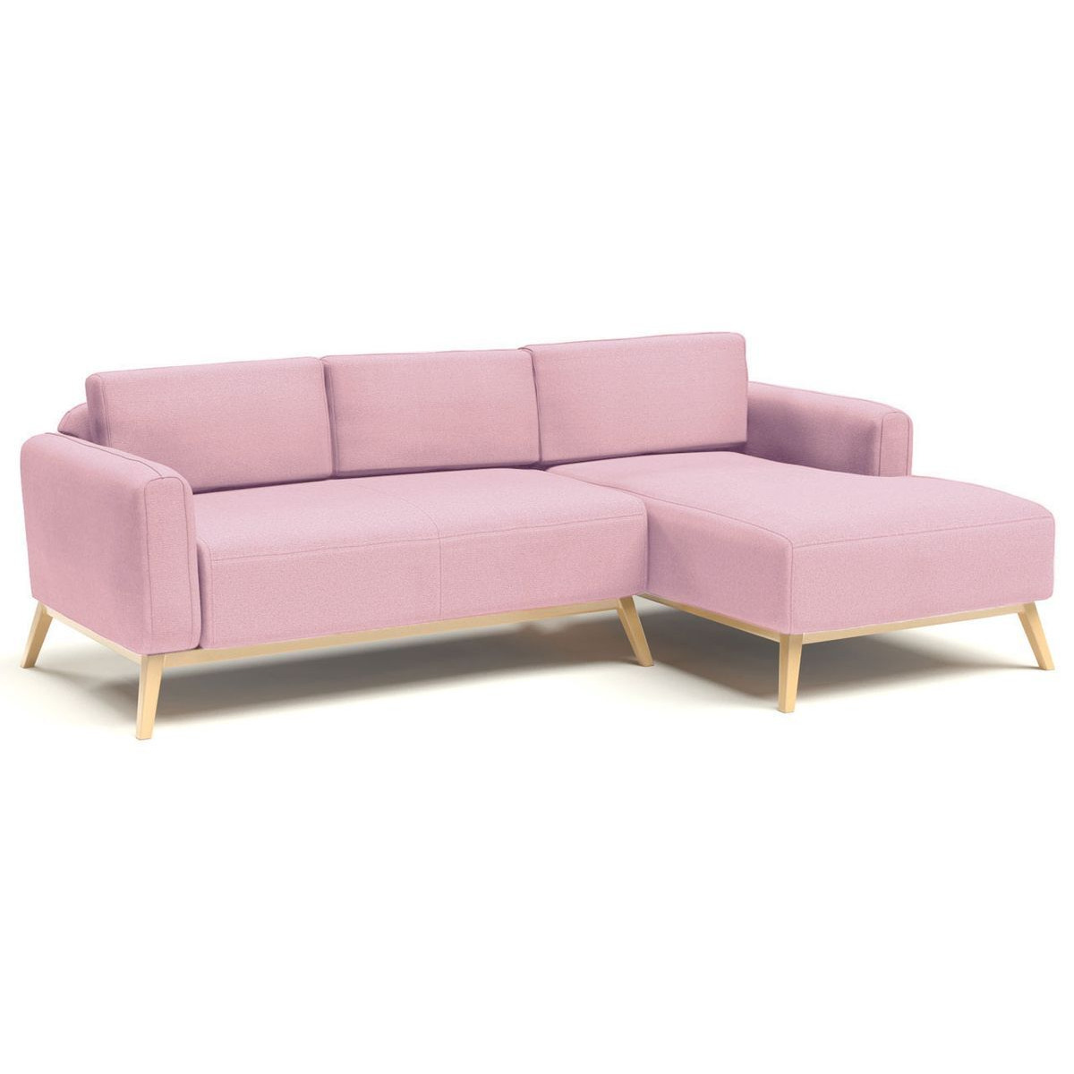 Modena Right Hand Corner Sofa, pink - image 1