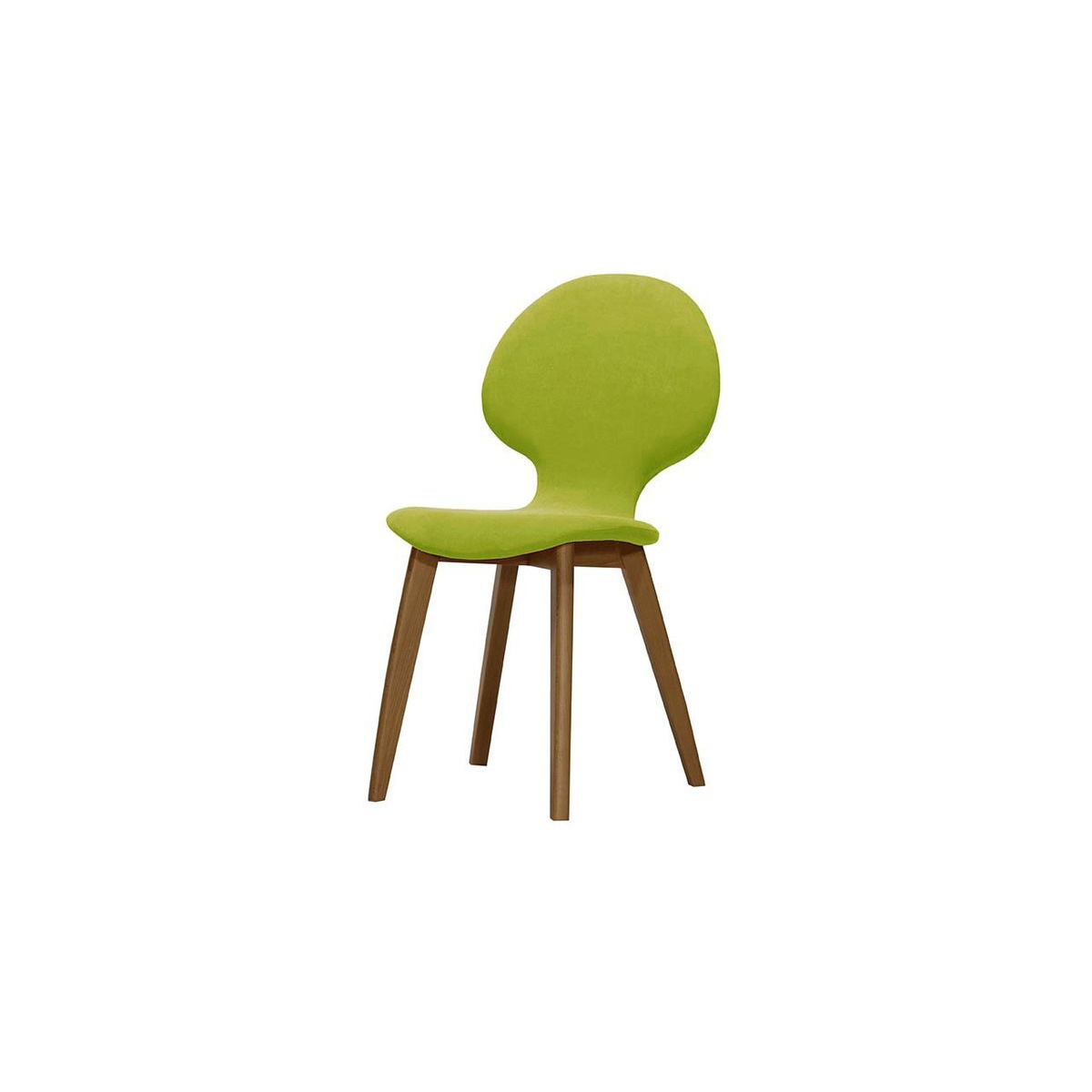 Mya Dining Chair, lime, Leg colour: dark oak - image 1