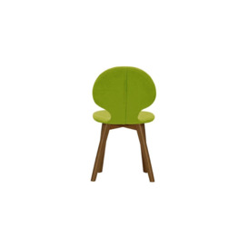 Mya Dining Chair, lime, Leg colour: dark oak - thumbnail 2