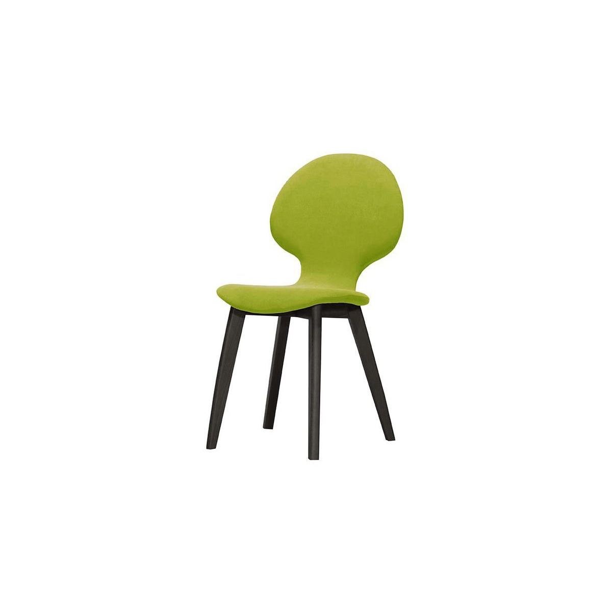 Mya Dining Chair, lime, Leg colour: black - image 1