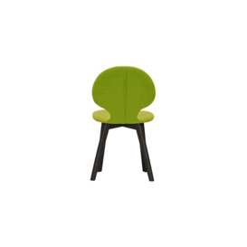 Mya Dining Chair, lime, Leg colour: black - thumbnail 2