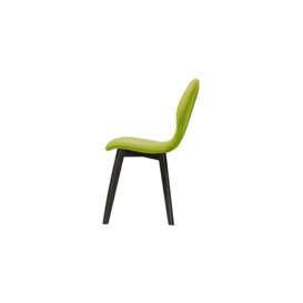 Mya Dining Chair, lime, Leg colour: black - thumbnail 3