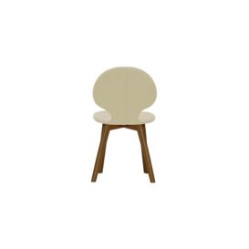 Mya Dining Chair, cream, Leg colour: dark oak - thumbnail 2