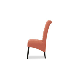 Korne Dining Chair, cream, Leg colour: white - thumbnail 3