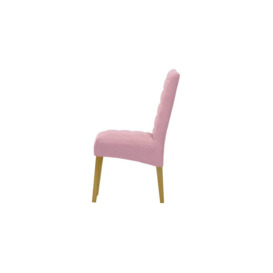 Sonitag Dining Chair, pink, Leg colour: like oak - thumbnail 3