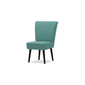 Tagen Dining Chair, navy blue, Leg colour: white - thumbnail 1