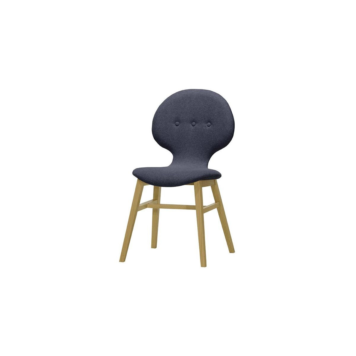 Altay Dining Chair, grey, Leg colour: black - image 1