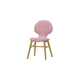 Altay Dining Chair, pink, Leg colour: like oak