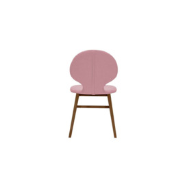 Altay Dining Chair, pink, Leg colour: dark oak - thumbnail 2