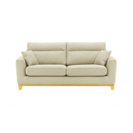 Belfort 3 Seater Sofa, yellow, Leg colour: aveo - thumbnail 1