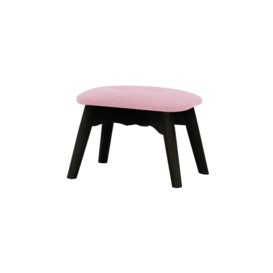 Ducon Mini Children's Footstool, pink, Leg colour: black