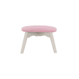 Ducon Mini Children's Footstool, pink, Leg colour: white - thumbnail 2