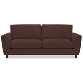 Bari 3 Seater Sofa, burgundy - thumbnail 1
