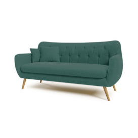 Revive 3 Seater Sofa, turquoise