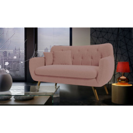 Revive 2 Seater Sofa, pastel pink - thumbnail 2