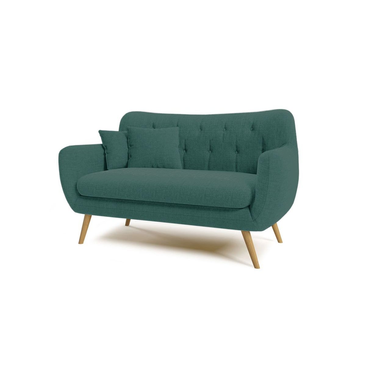 Revive 2 Seater Sofa, turquoise - image 1