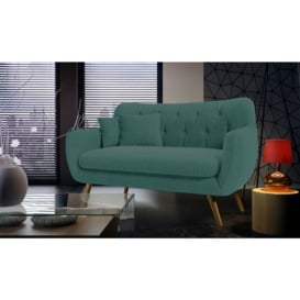 Revive 2 Seater Sofa, turquoise - thumbnail 2